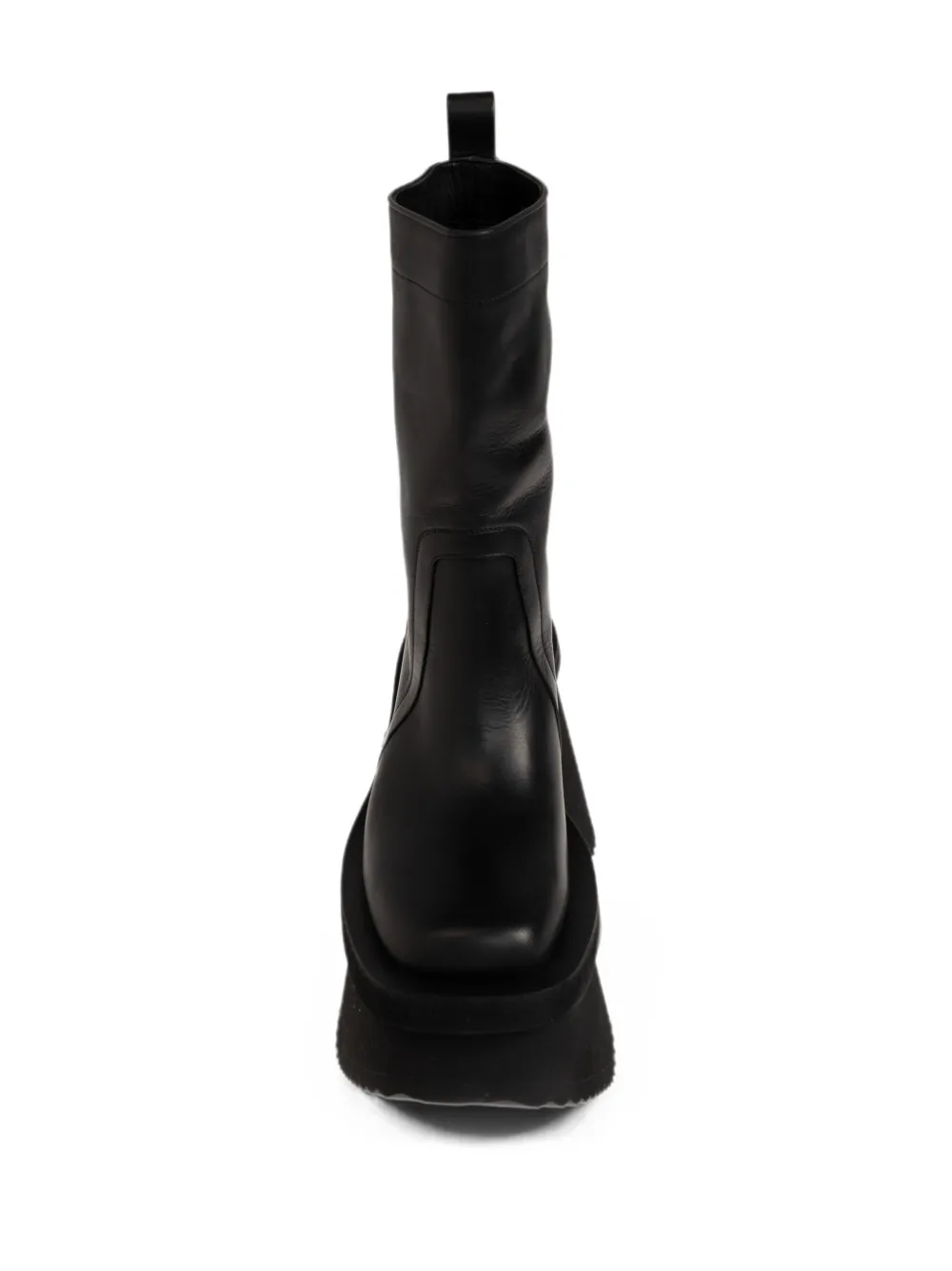 Rick Owens Factory Boots platform ankle boots Zwart