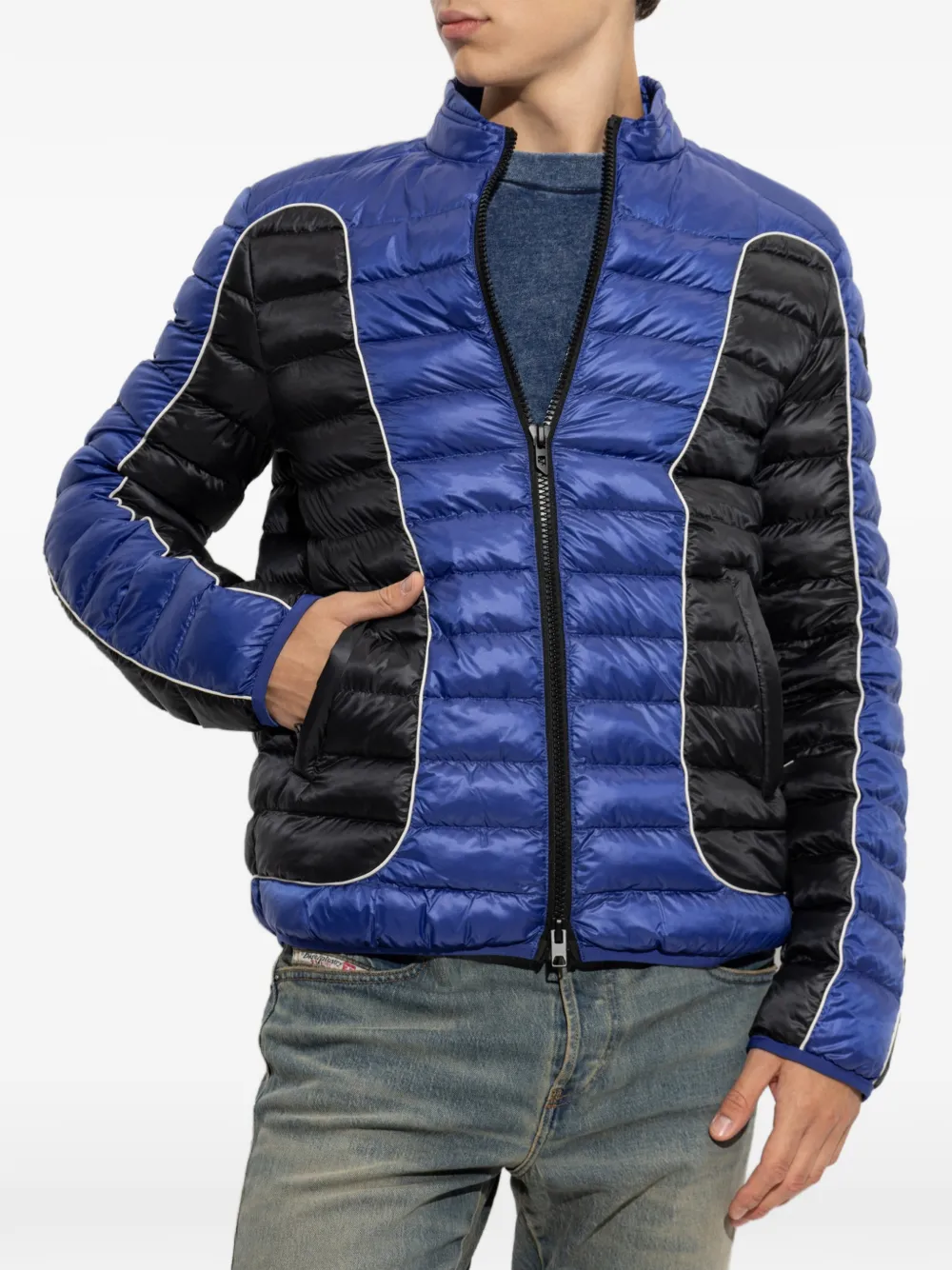 Diesel Jack met vlakken Blauw