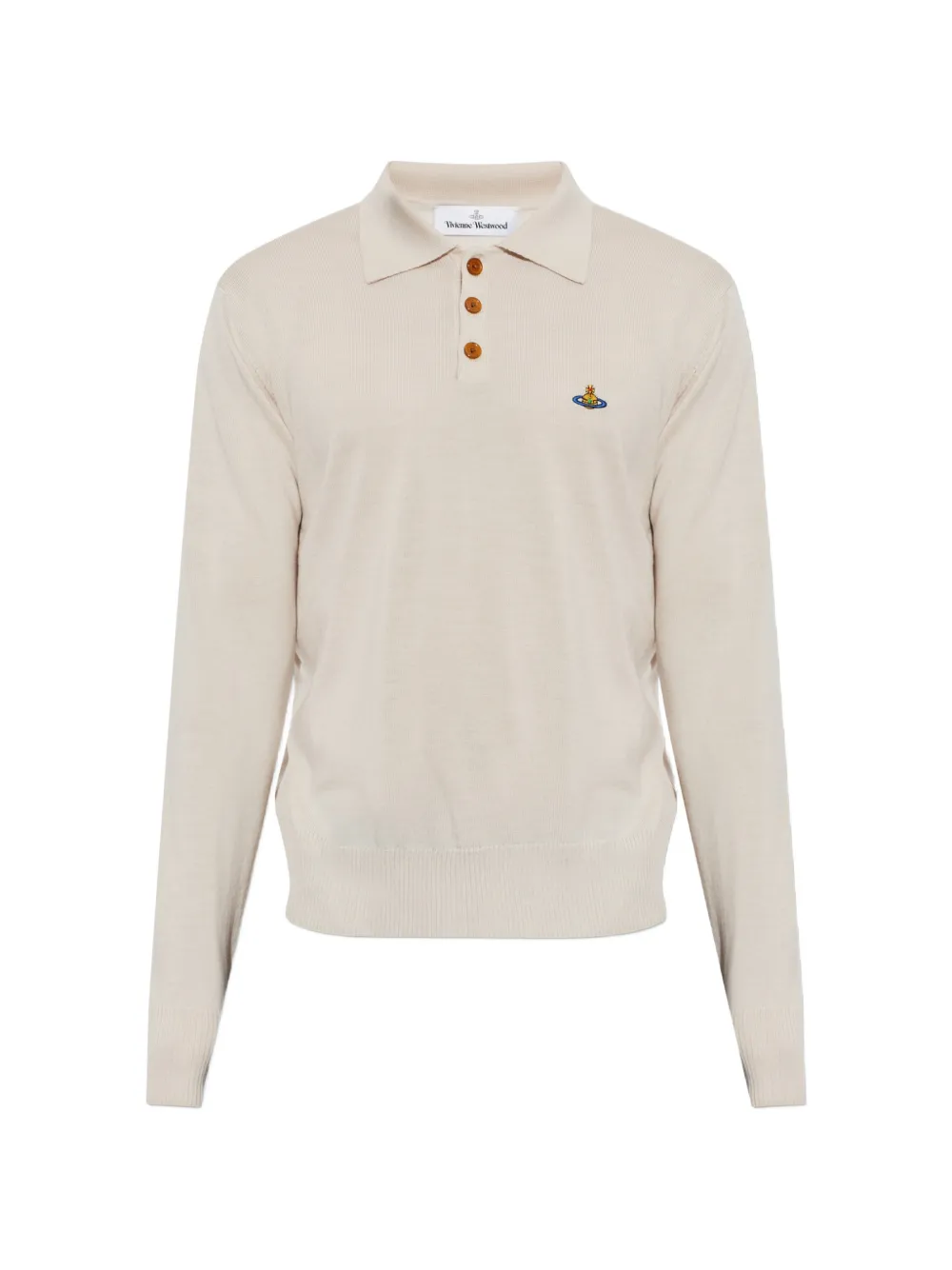 Vivienne Westwood wool polo Mark - Toni neutri