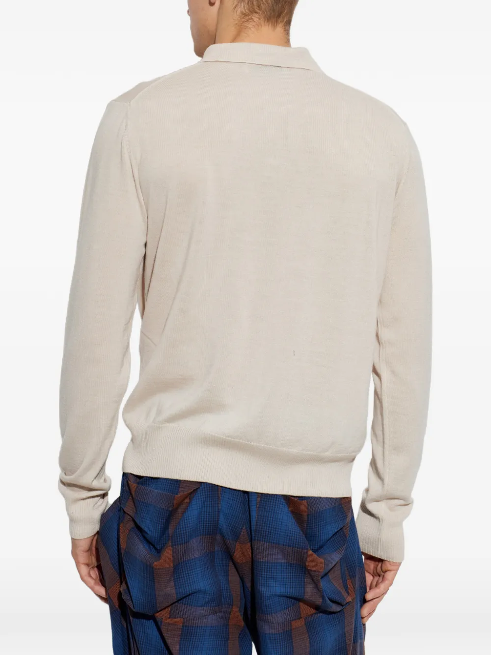 Vivienne Westwood Wollen poloshirt Beige
