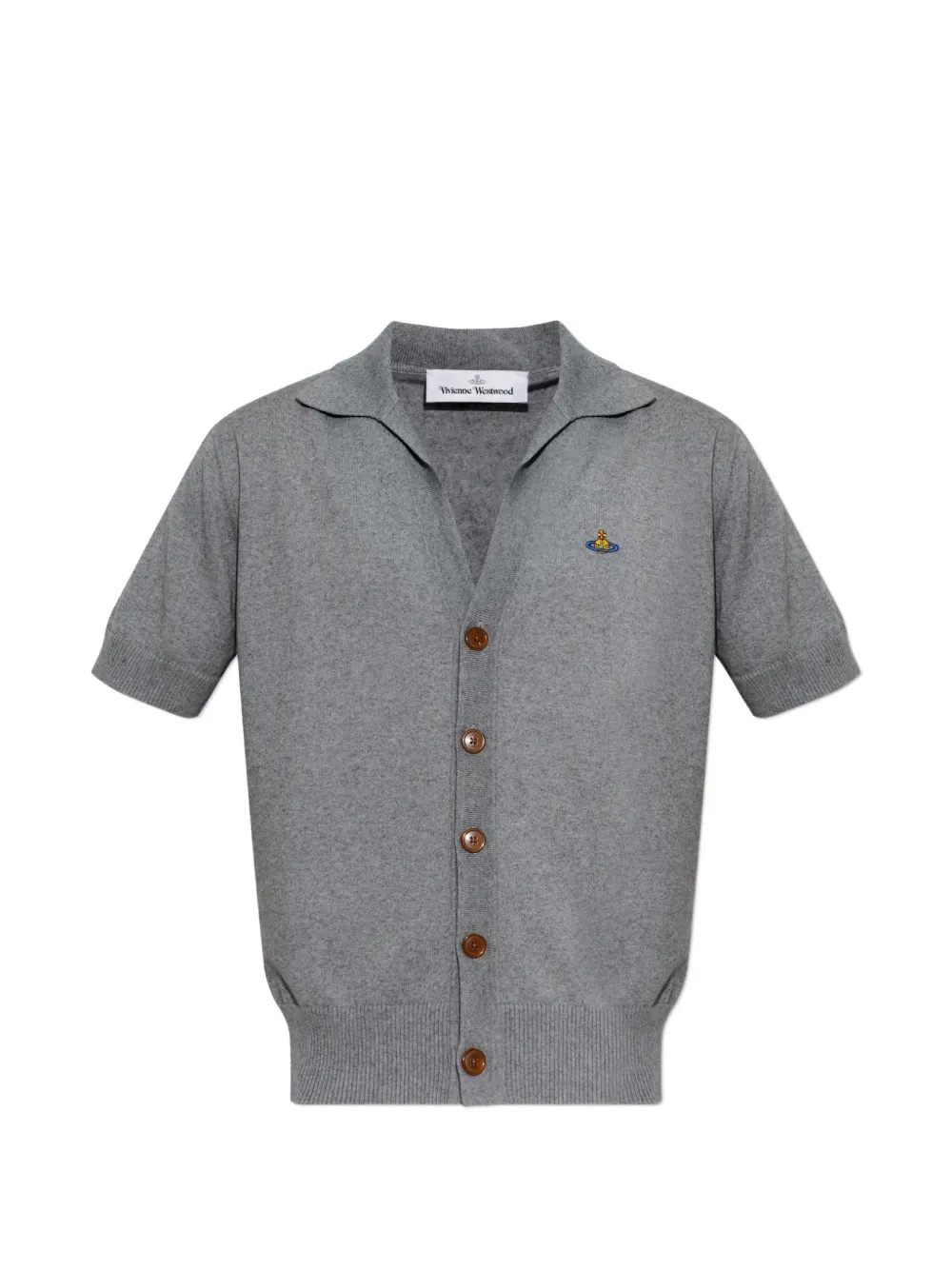 Vivienne Westwood Cardigan con scollo a V - Grigio