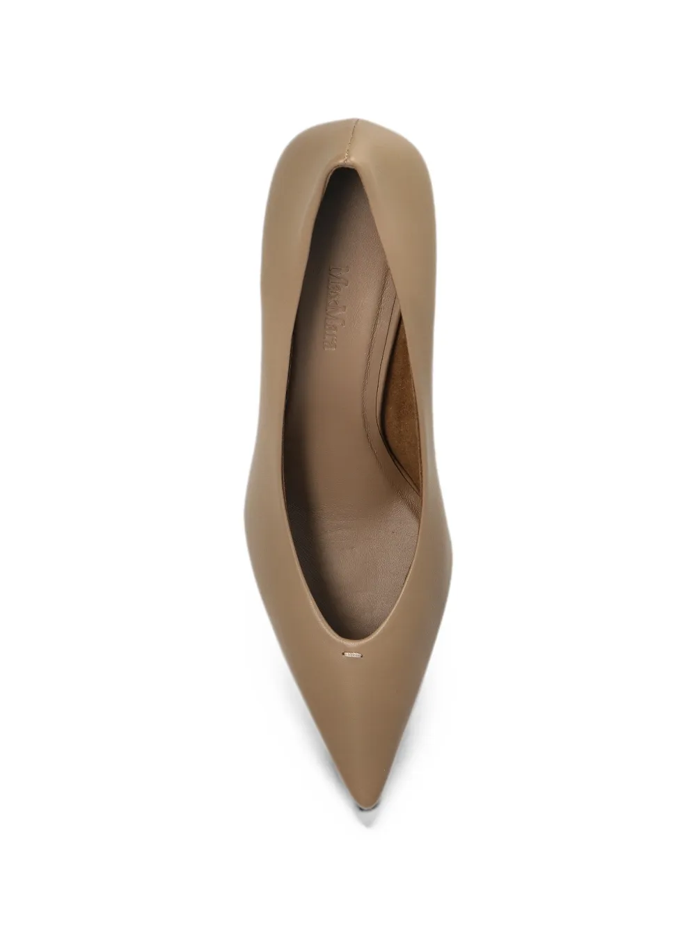 Max Mara Pumps met puntige neus Beige