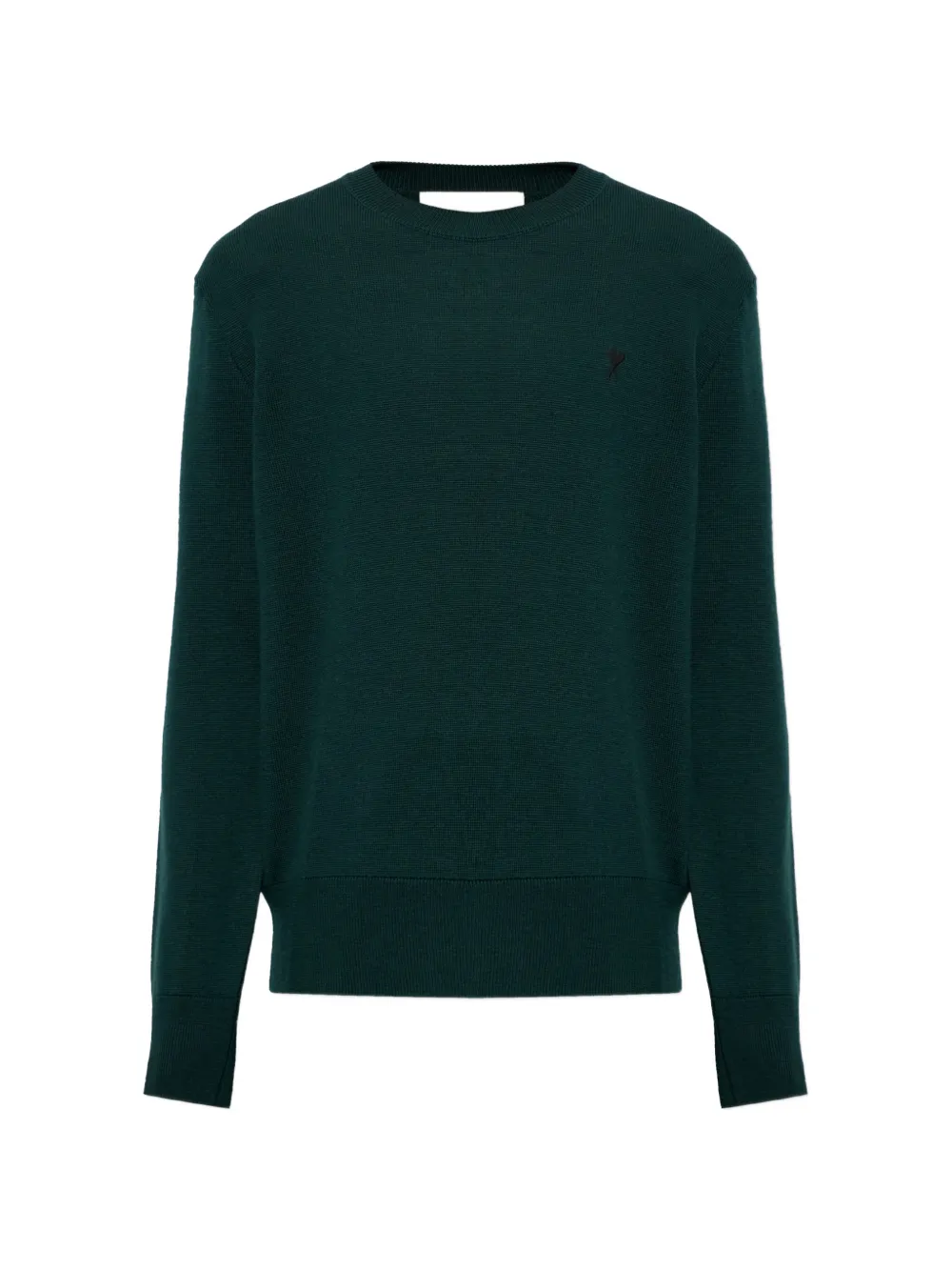 AMI Paris Maglione Ami de Coeur girocollo in lana - Verde