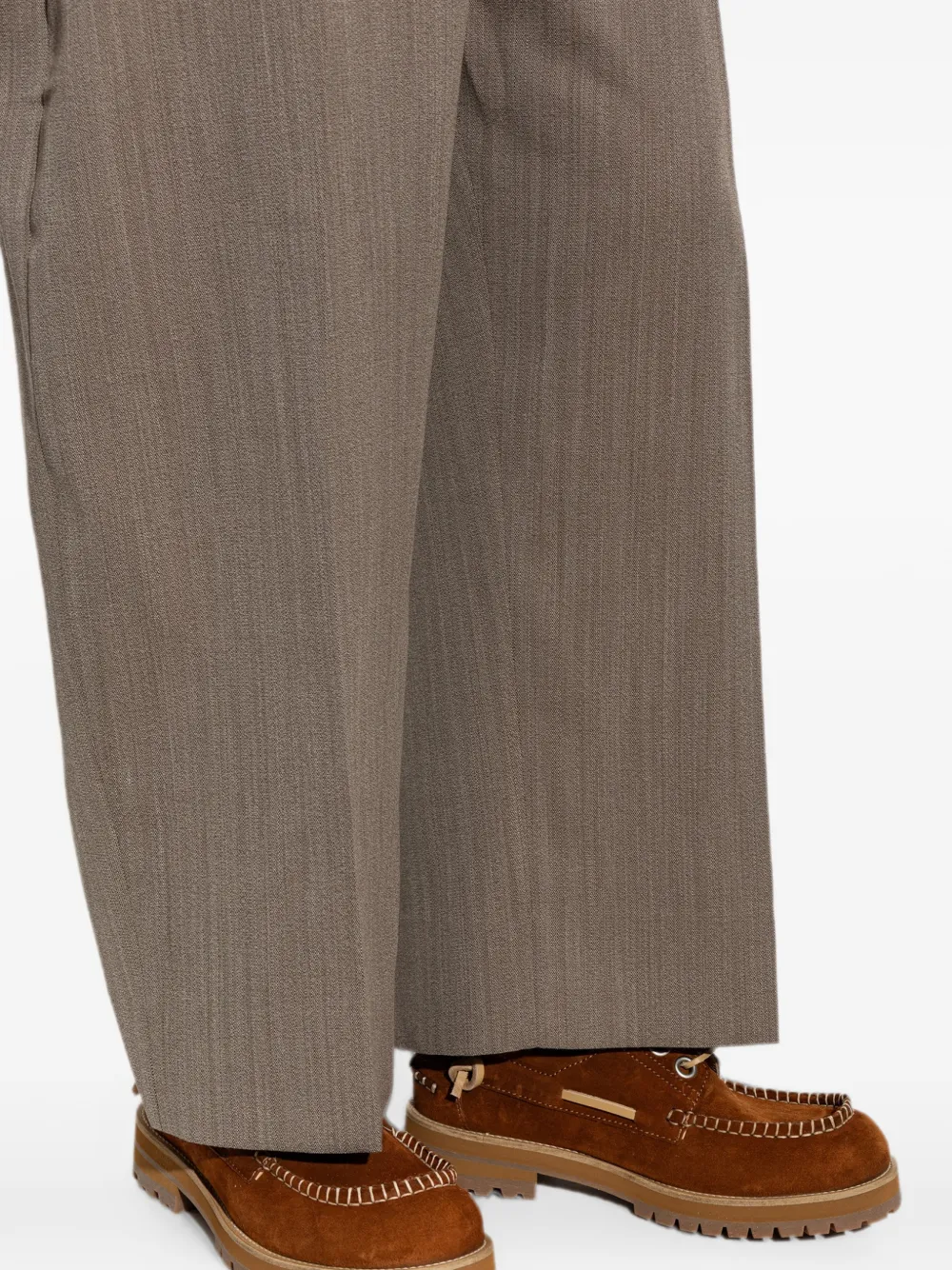 Moschino Suède loafers Bruin