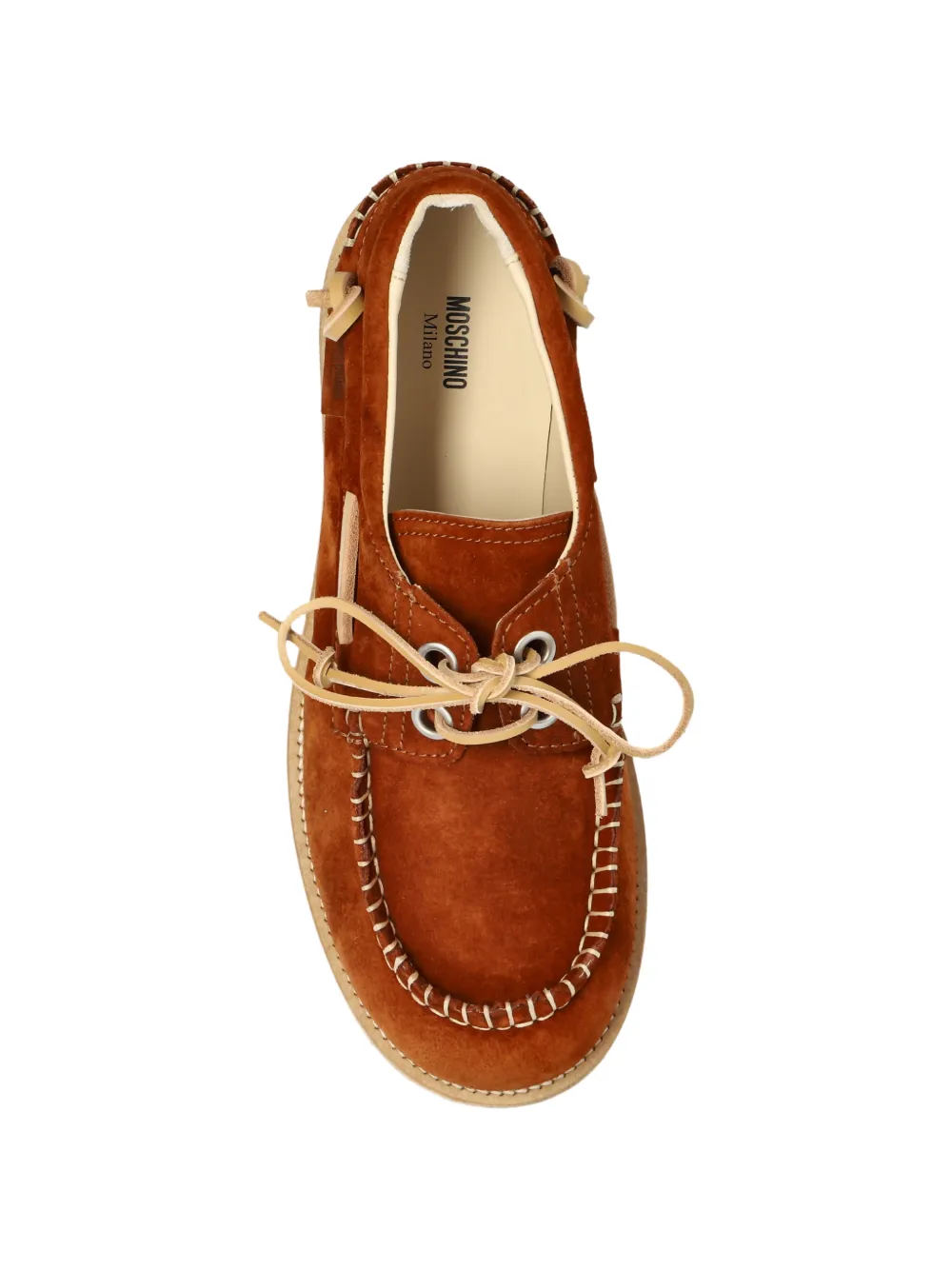 Moschino Suède loafers Bruin