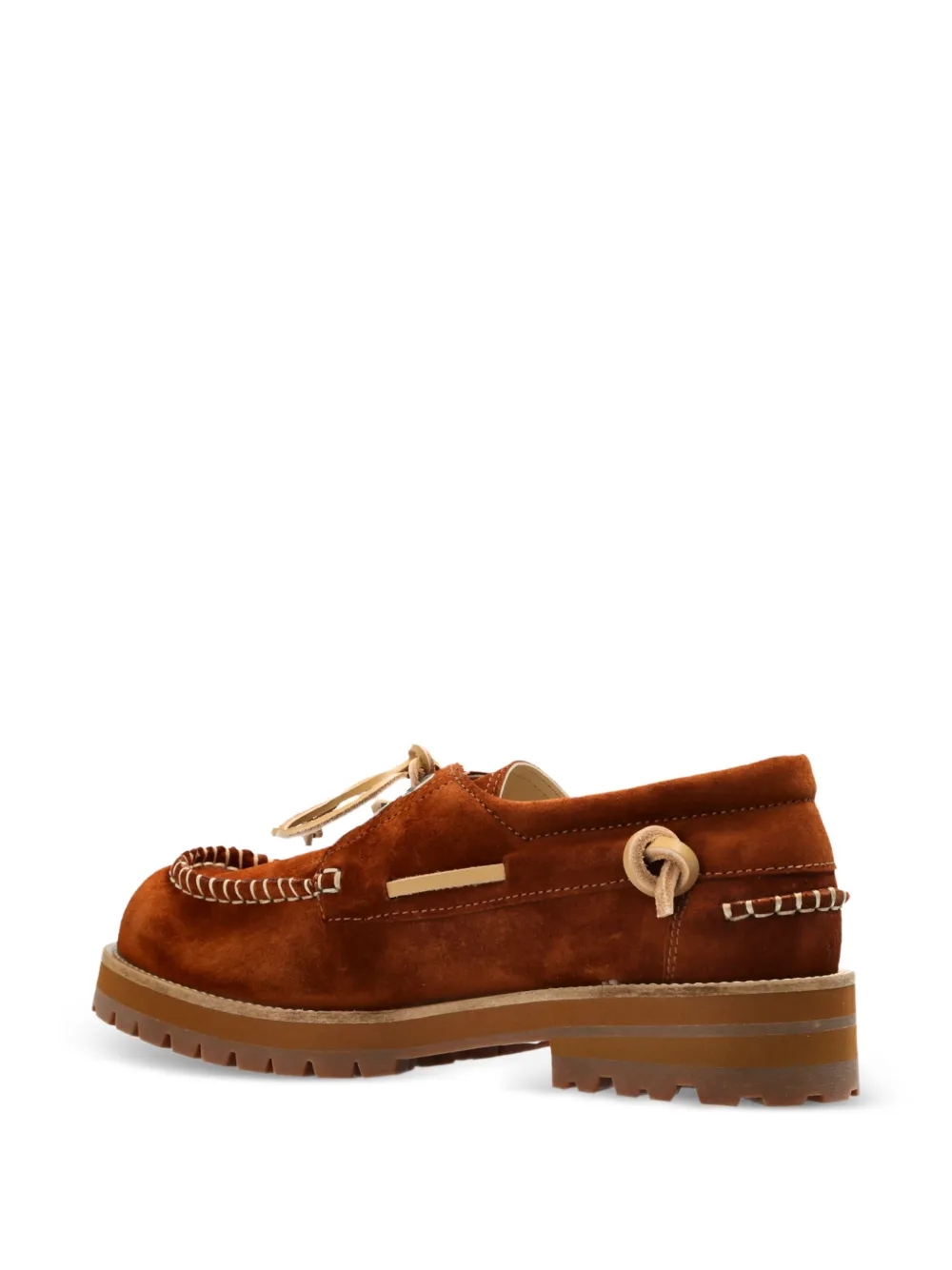 Moschino Suède loafers Bruin