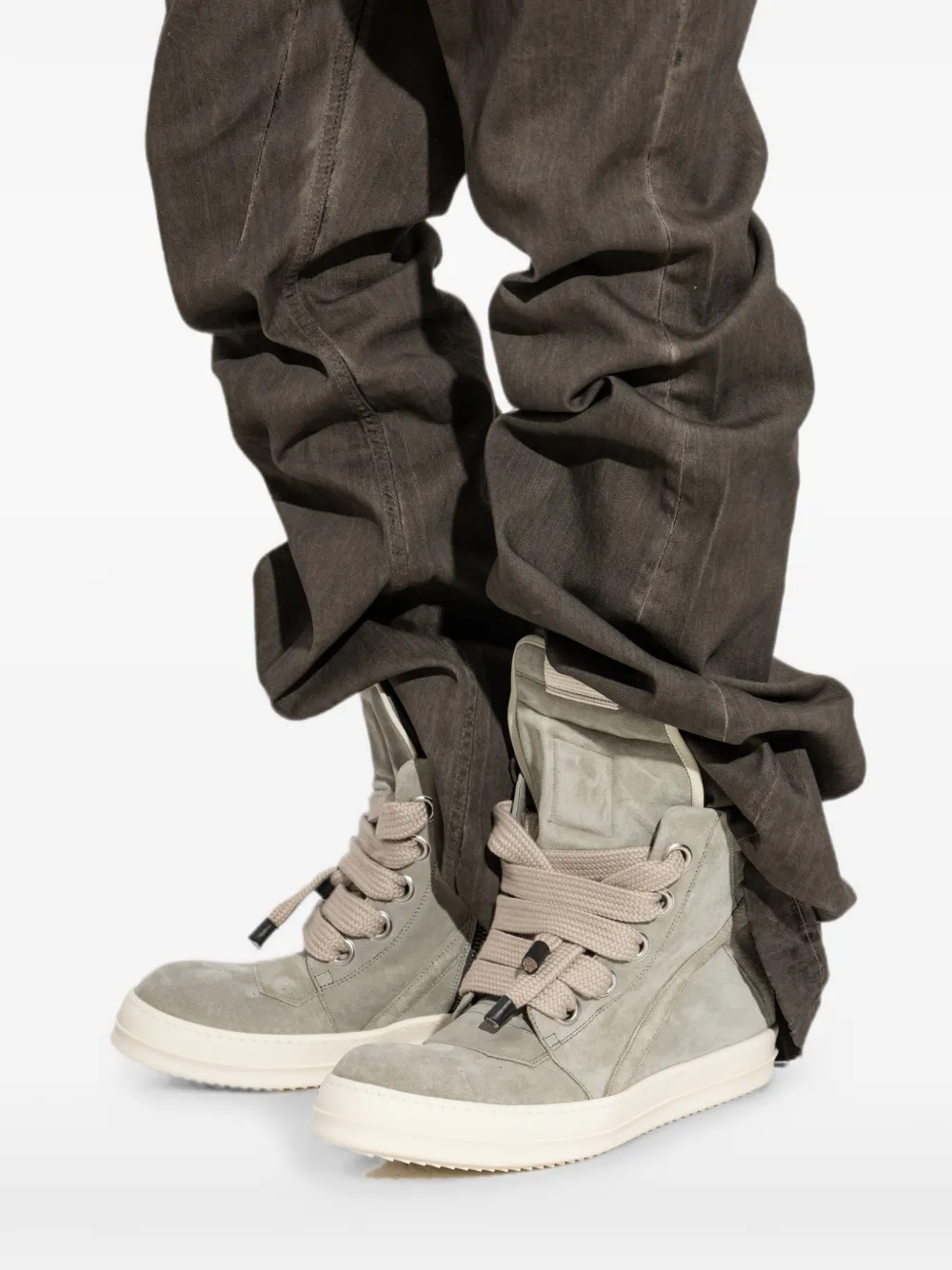 Rick Owens Jumbolace Geobasket sneakers Grijs