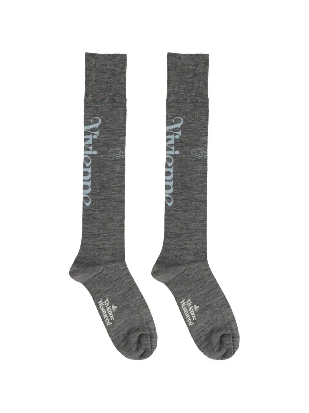 Vivienne Westwood logo-embellishment socks - Grigio