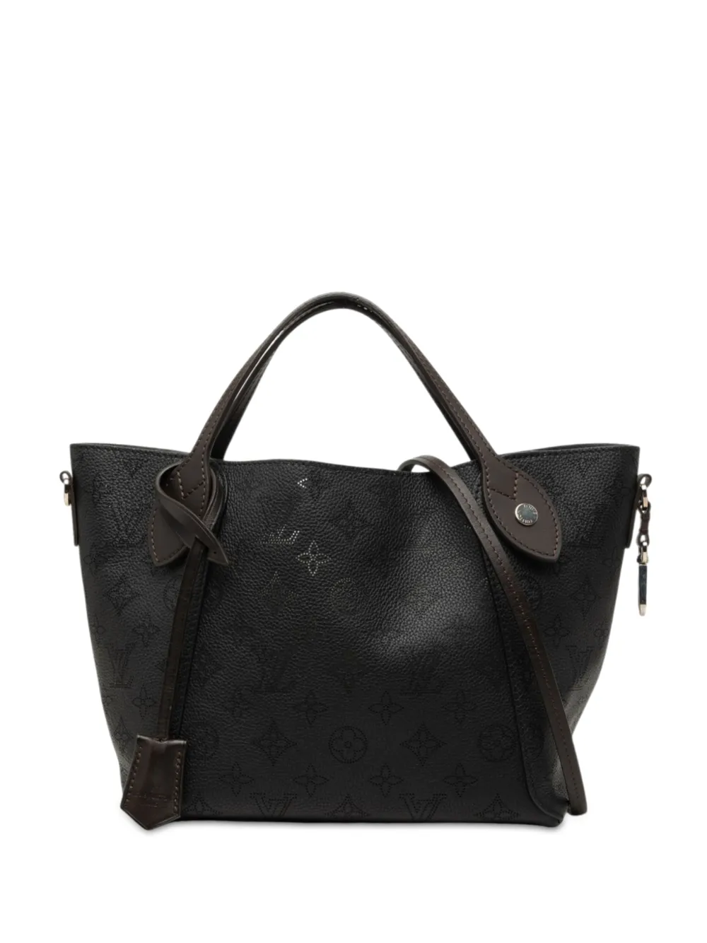 Louis Vuitton Pre-Owned 2021-2026 Monogram Mahina Hina PM satchel - Schwarz