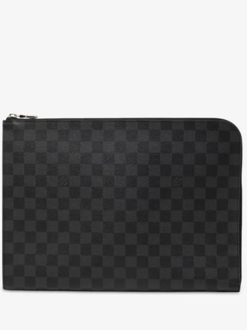Louis Vuitton Pre-Owned 2020 Damier Graphite Pochette Jour GM clutch bag
