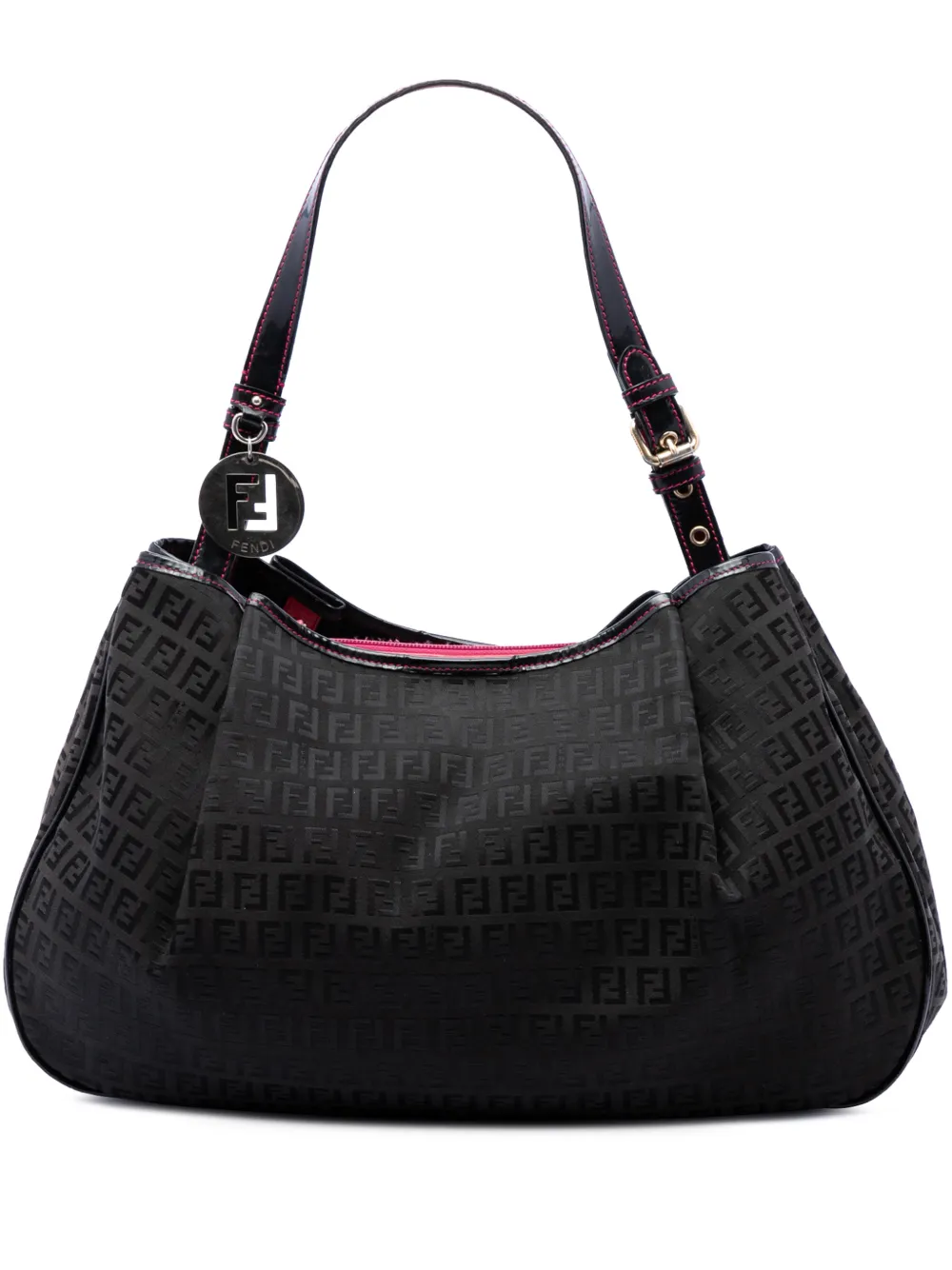 Fendi Pre-Owned 2000-2010 Zucchino Canvas shoulder bag - Schwarz