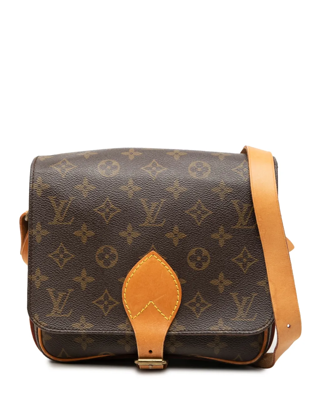 Louis Vuitton Pre-Owned 1996 Monogram Cartouchiere MM crossbody bag - Marrone