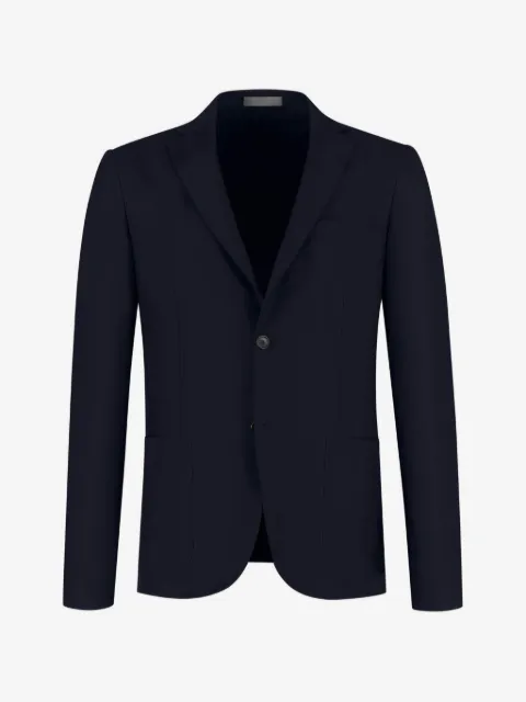 Corneliani single-breasted patch-pocket blazer