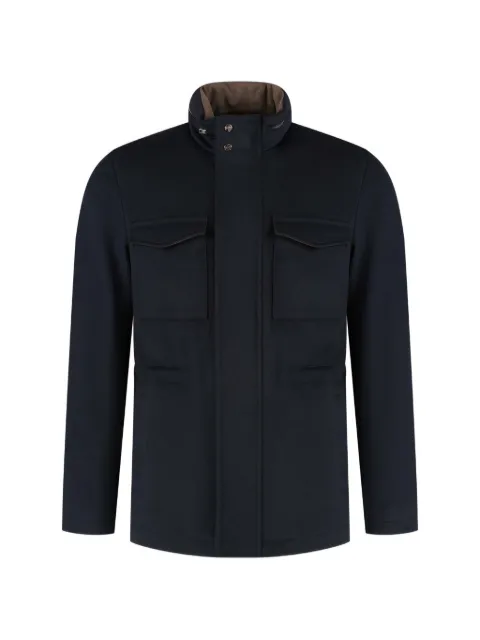 Herno high-neck multi-pocket coat