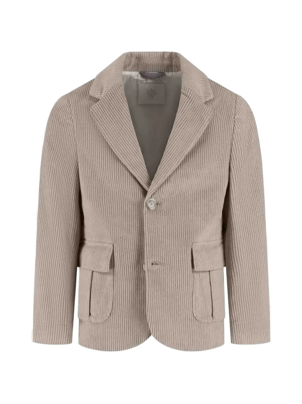 Eleventy Kids corduroy-textured blazer - Grau