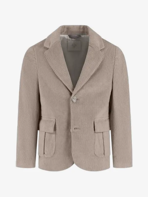 Eleventy Kids corduroy-textured blazer