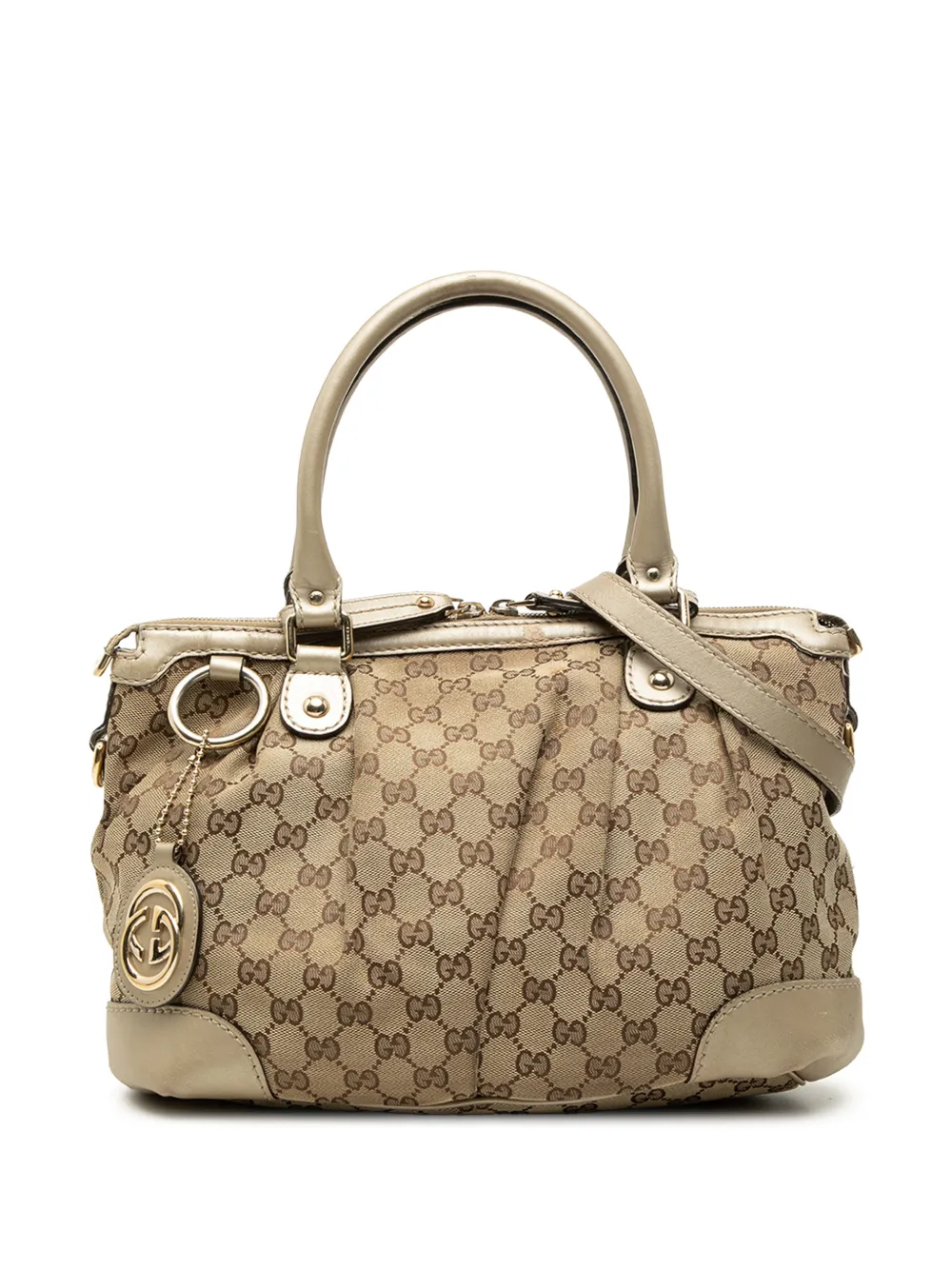 Gucci Pre-Owned 2000-2015 GG Canvas Sukey satchel - Toni neutri