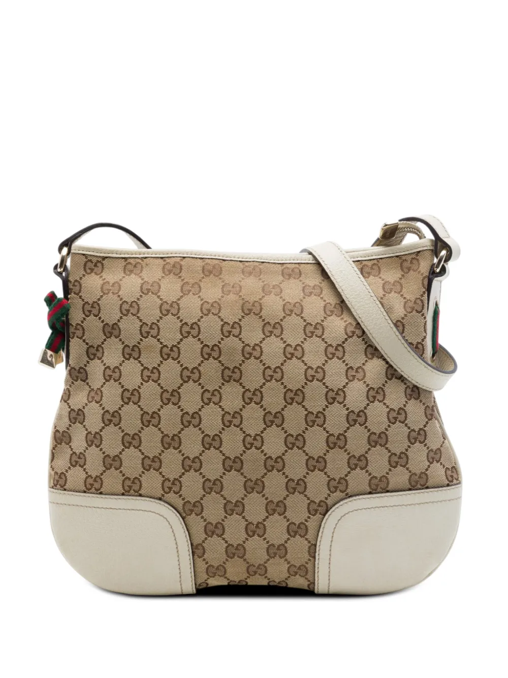 Gucci Pre-Owned 2016-2026 GG Canvas Web Princy crossbody bag - Toni neutri