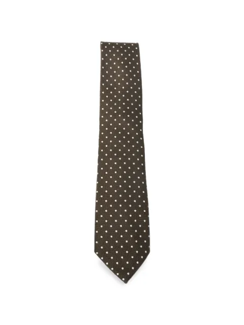 TOM FORD polka-dot silk tie