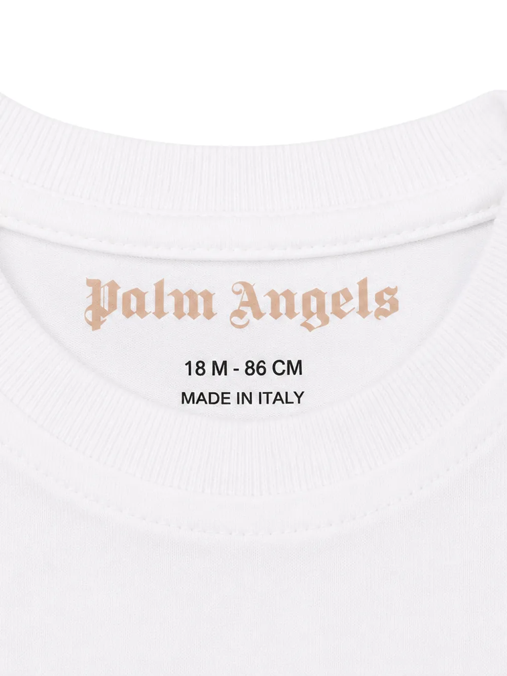 Palm Angels Kids T-shirt met Bear-print Wit