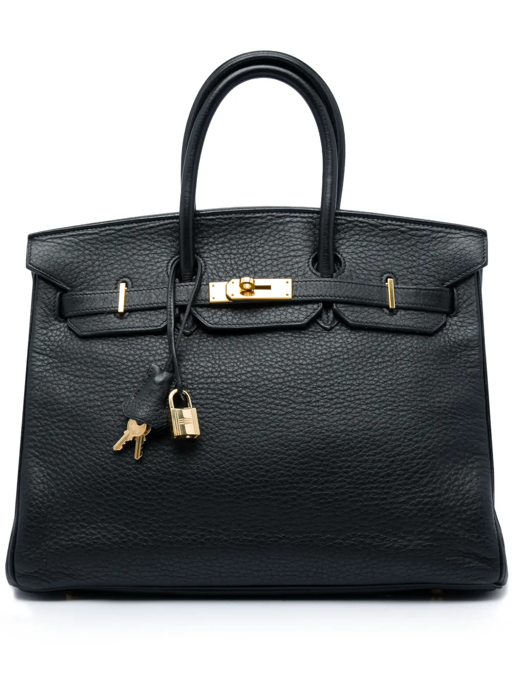 Hermès Pre-Owned 2003 Clemence Birkin Retourne 35 handbag - Schwarz