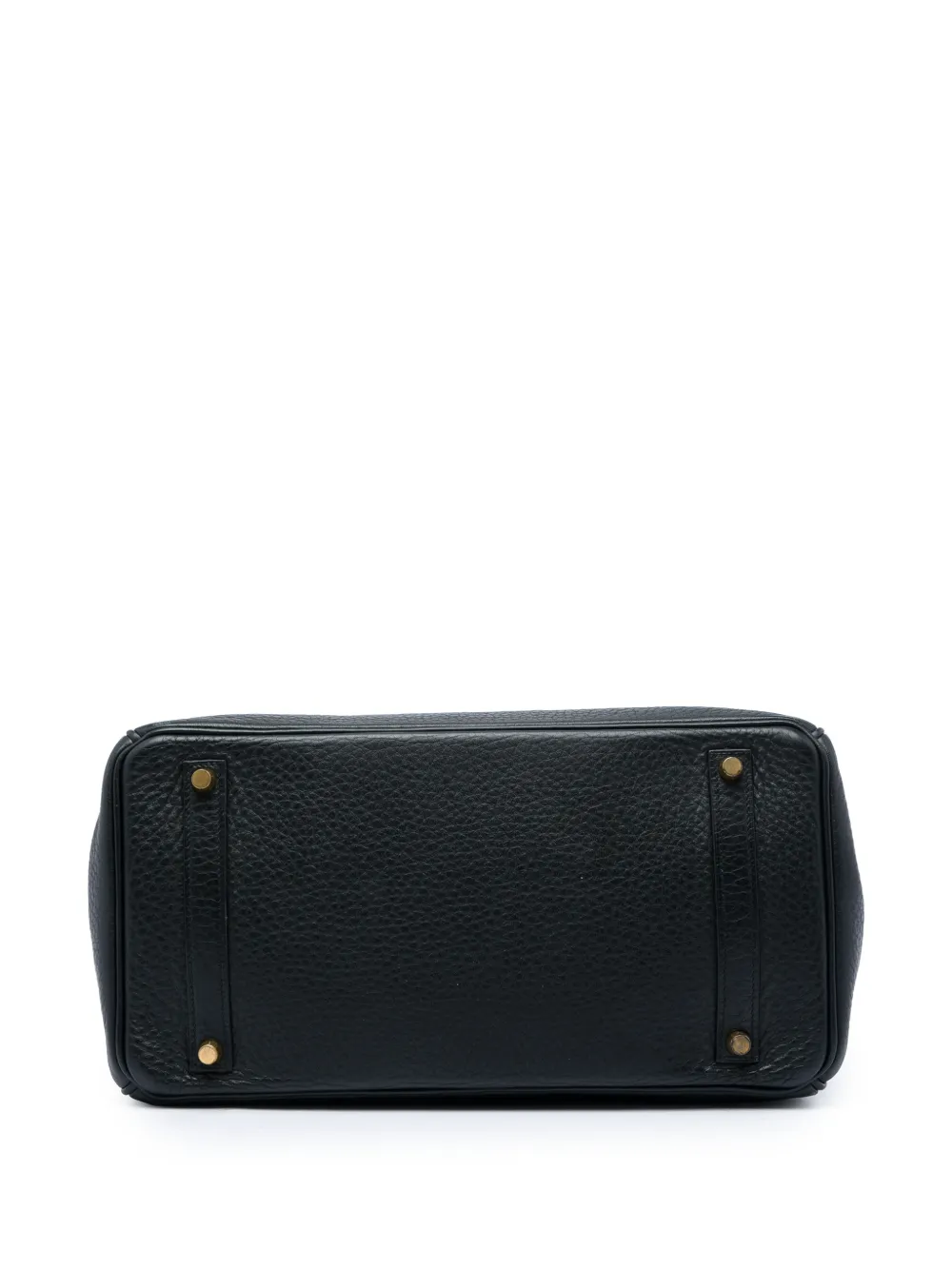 Hermès Pre-owned 2003 Clemence Birkin Retourne 35 Handbag in Black, view 4