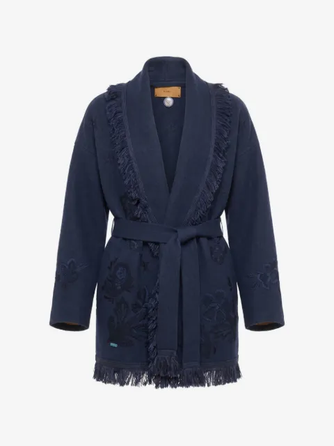 Alanui Nature in Bloom embroidered cardigan