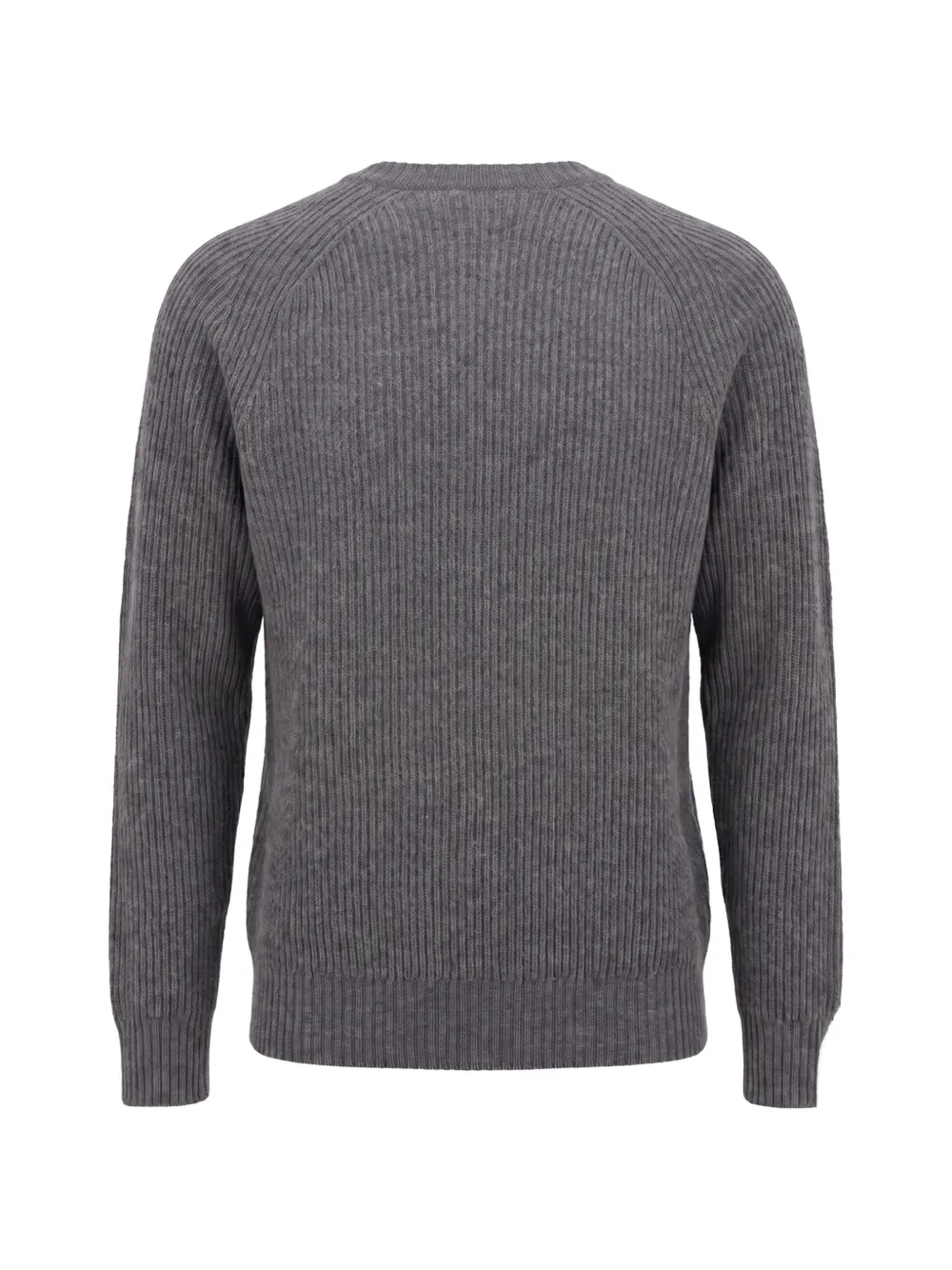 Altea Ribgebreide trui met raglan mouwen Grijs