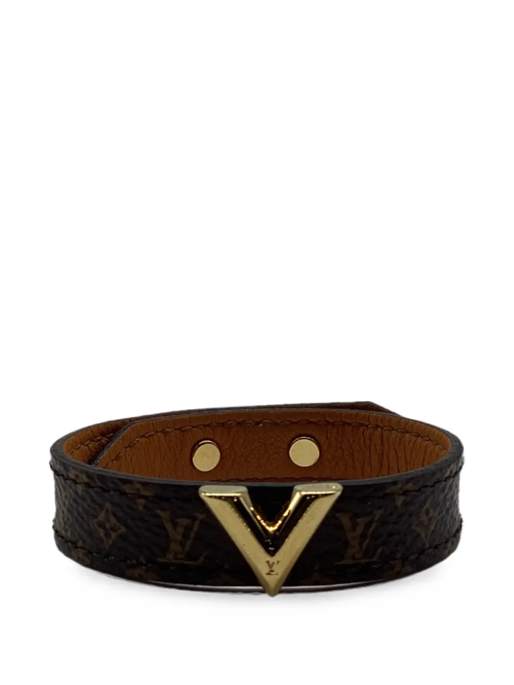 Louis Vuitton Pre-Owned Essential V Monogram bracelet - Marrone