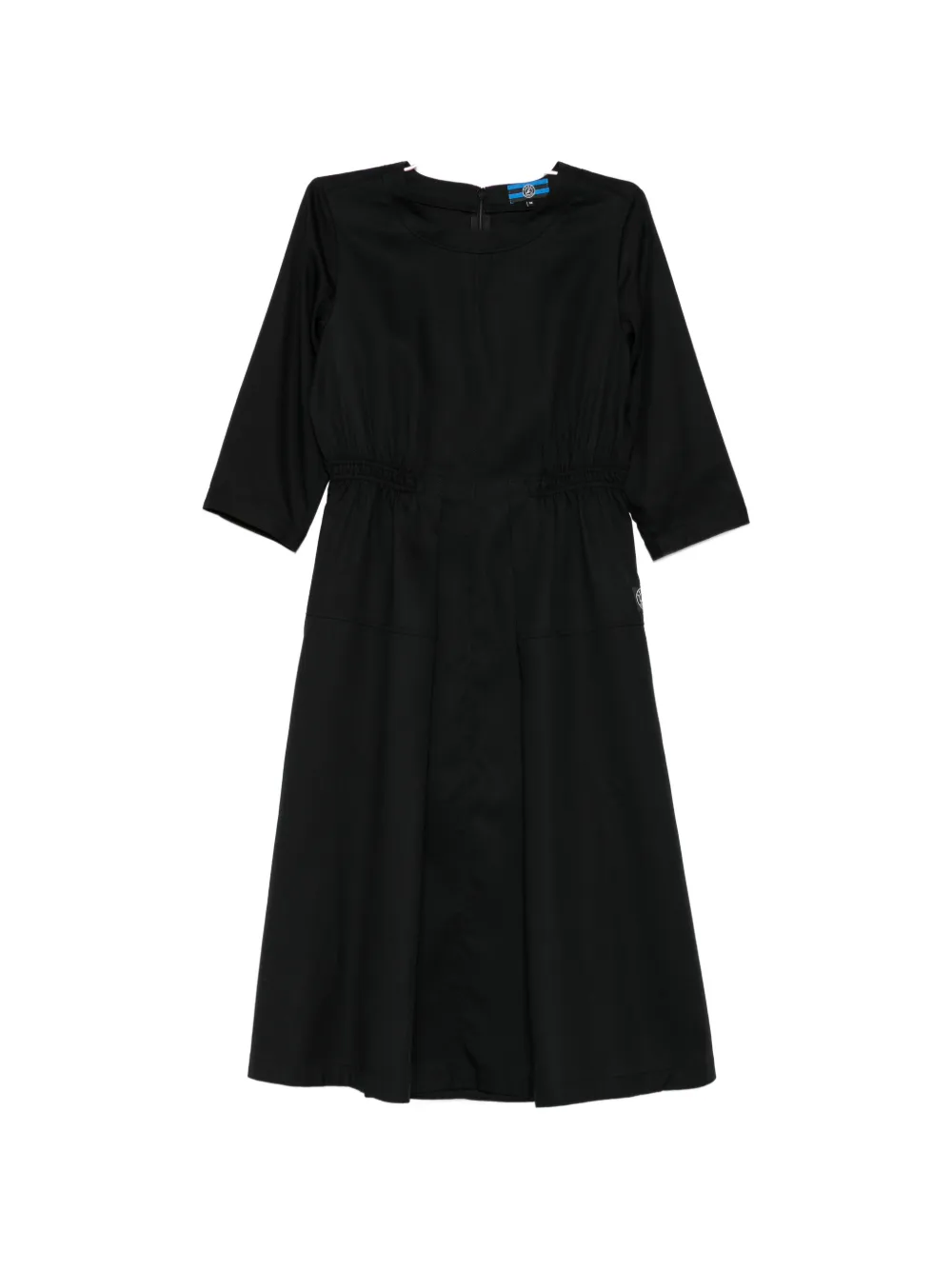 SPORT b. by agnès b. logo-patch dress - Nero