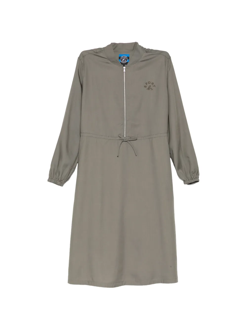 SPORT b. by agnès b. logo-embroidered dress Groen
