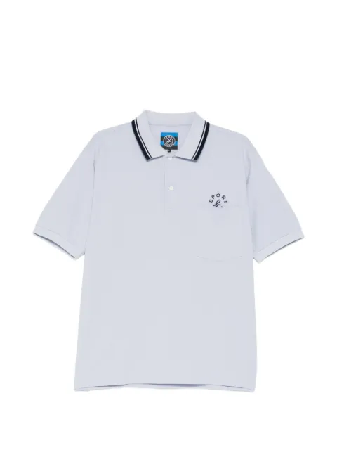 SPORT b. by agnès b.  playera tipo polo con logo bordado