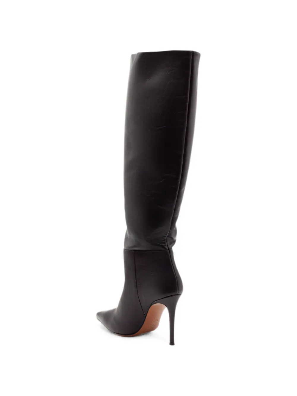 Roberto Festa Klaria leather knee-high boots Zwart