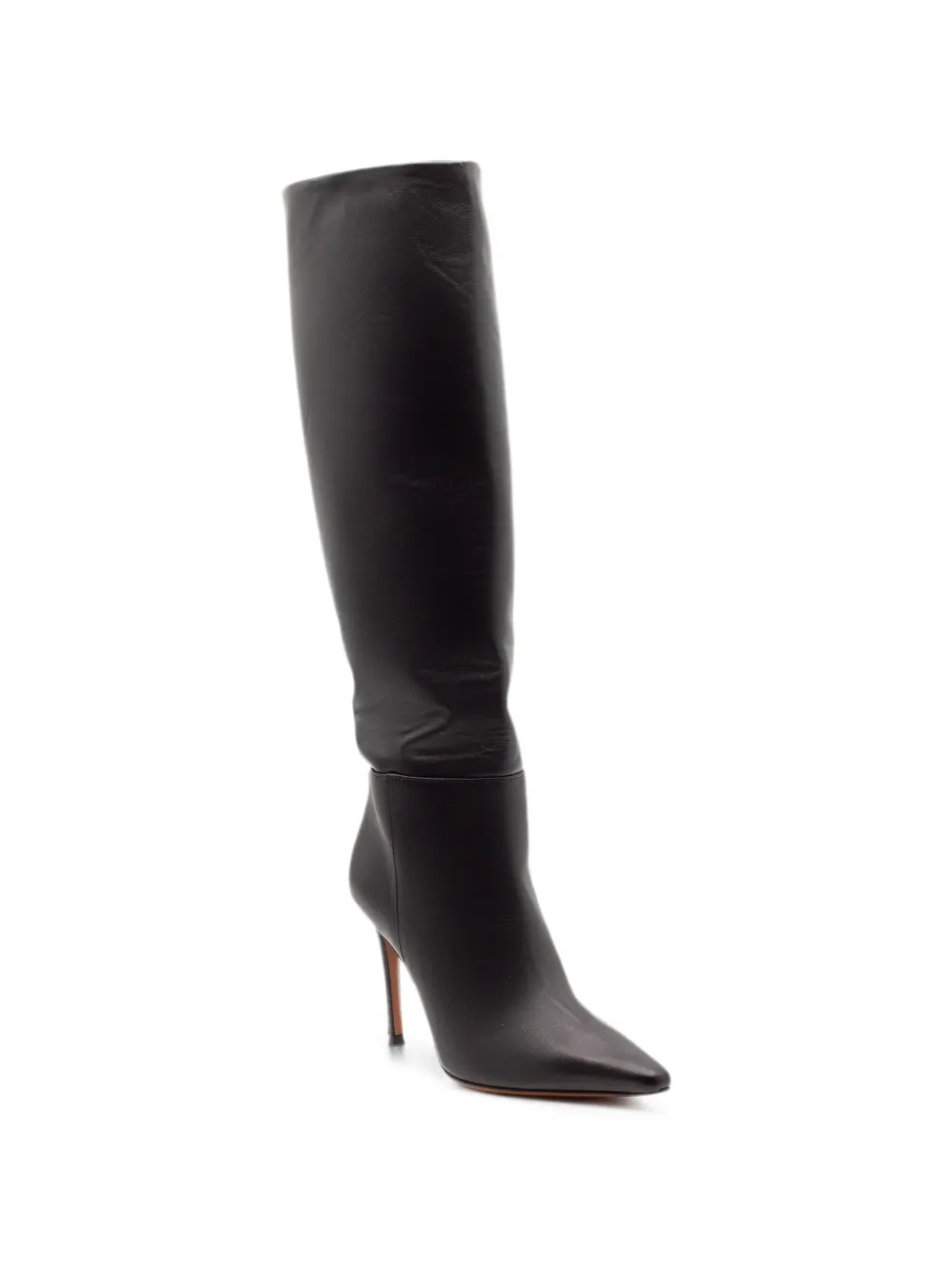 Roberto Festa Klaria leather knee-high boots Zwart