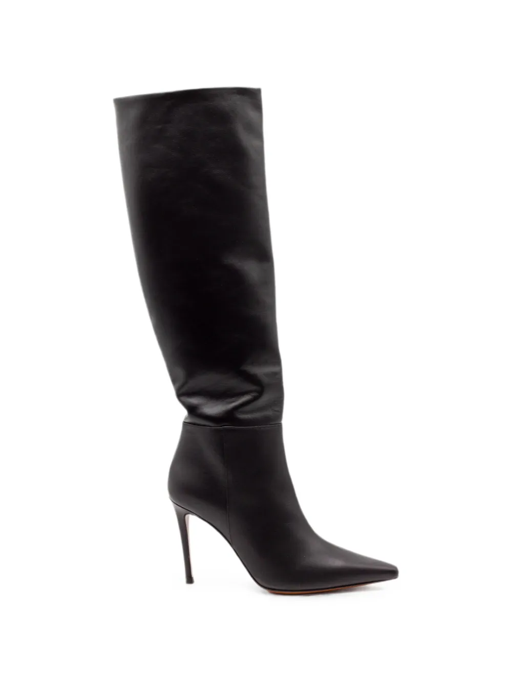 Roberto Festa Klaria leather knee-high boots Zwart