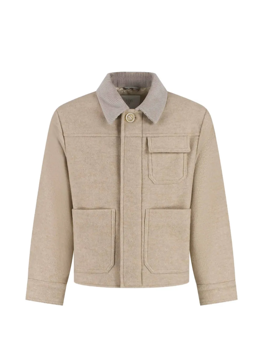 Eleventy Kids patch-pocket jacket - Nude