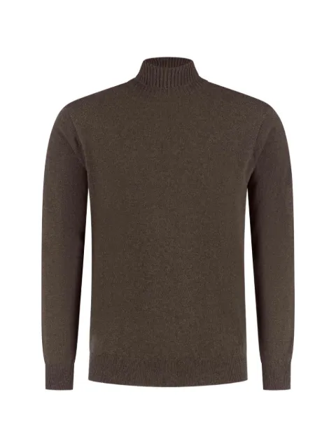 Doriani Cashmere high-neck ribbed-trim sweater