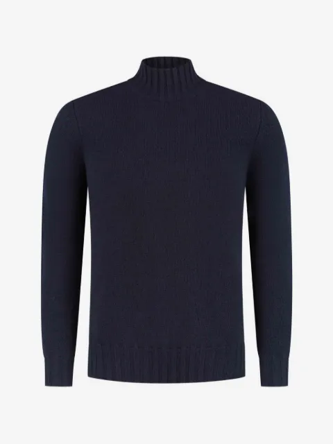 Doriani Cashmere ribbed-knit mock-neck sweater