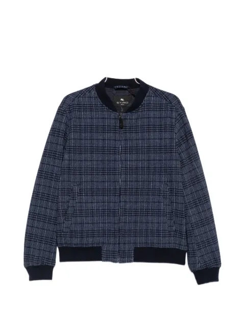 ETRO check-pattern bomber jacket