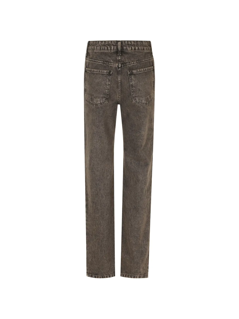 Federica Tosi Jeans met acid-wassing Bruin