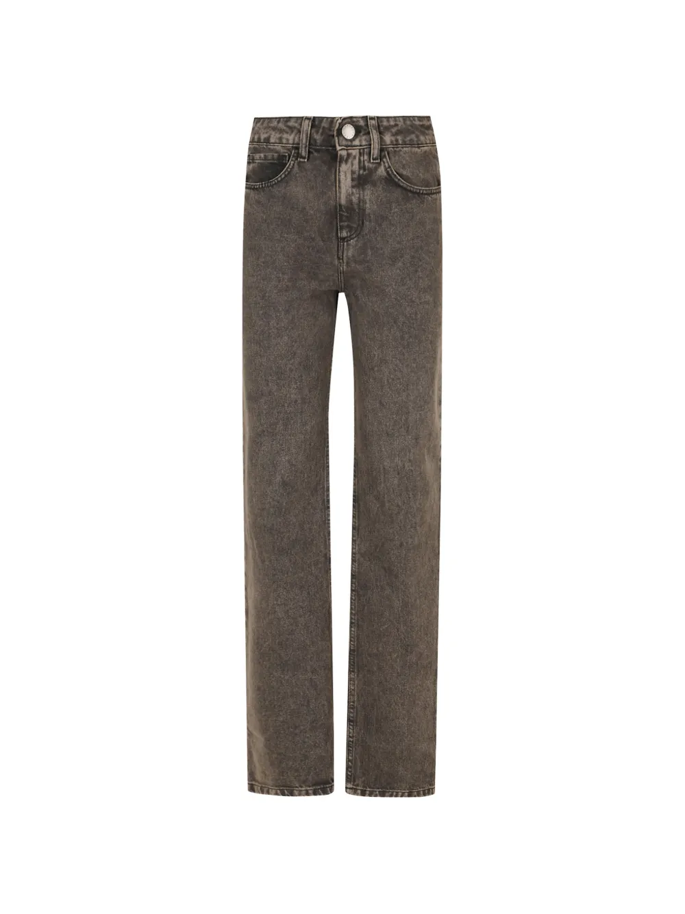 Federica Tosi acid-wash jeans - Marrone