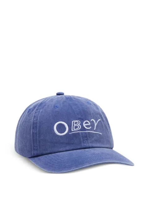 Obey logo-embroidered baseball cap