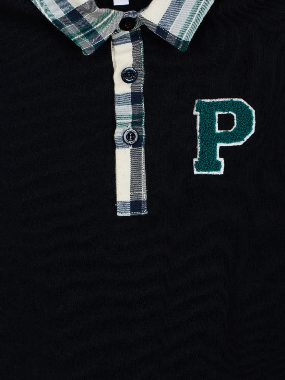 Patachou Poloshirt met colourblocking Blauw