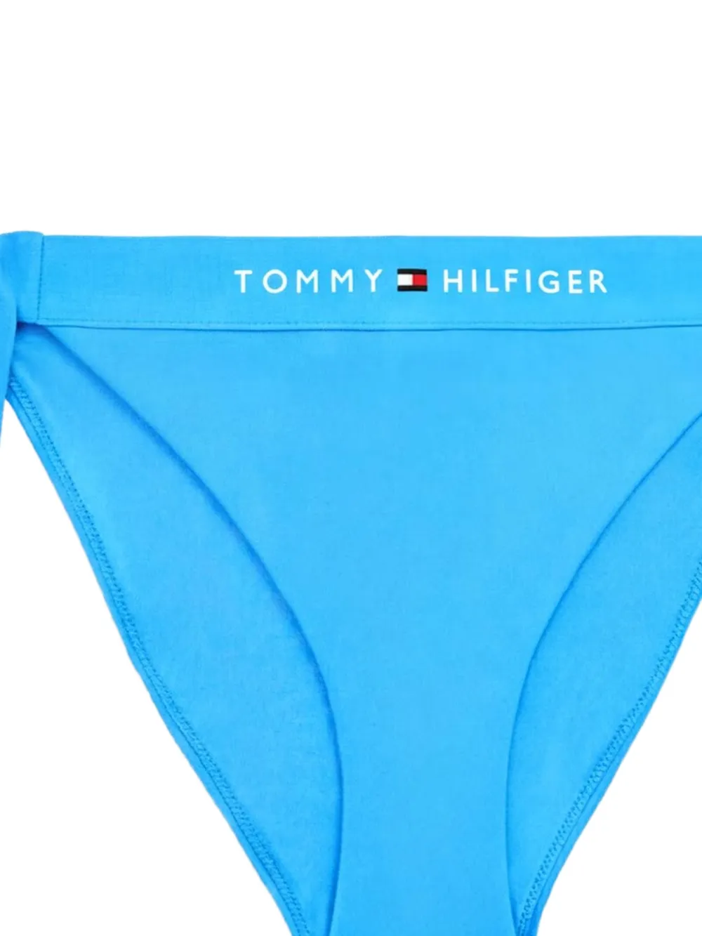 Tommy Hilfiger Original bikinislip met strik aan de zijkant en logo Blauw