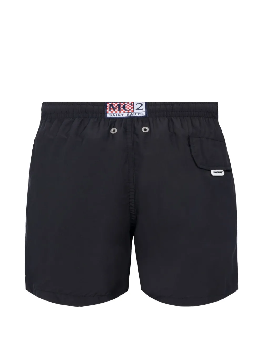 MC2 Saint Barth Kids Jean Lightning zwembroek met trekkoord Zwart