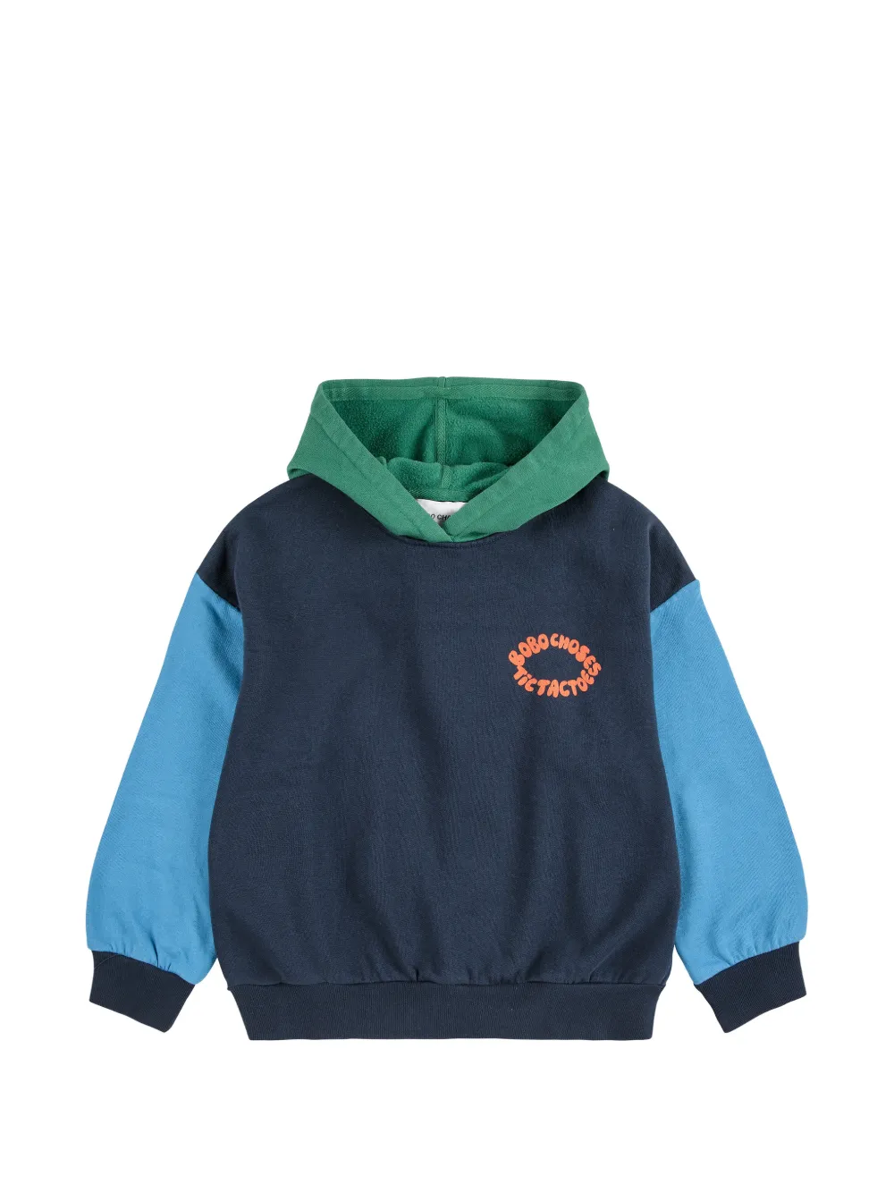 Bobo Choses color-block hoodie - Blu