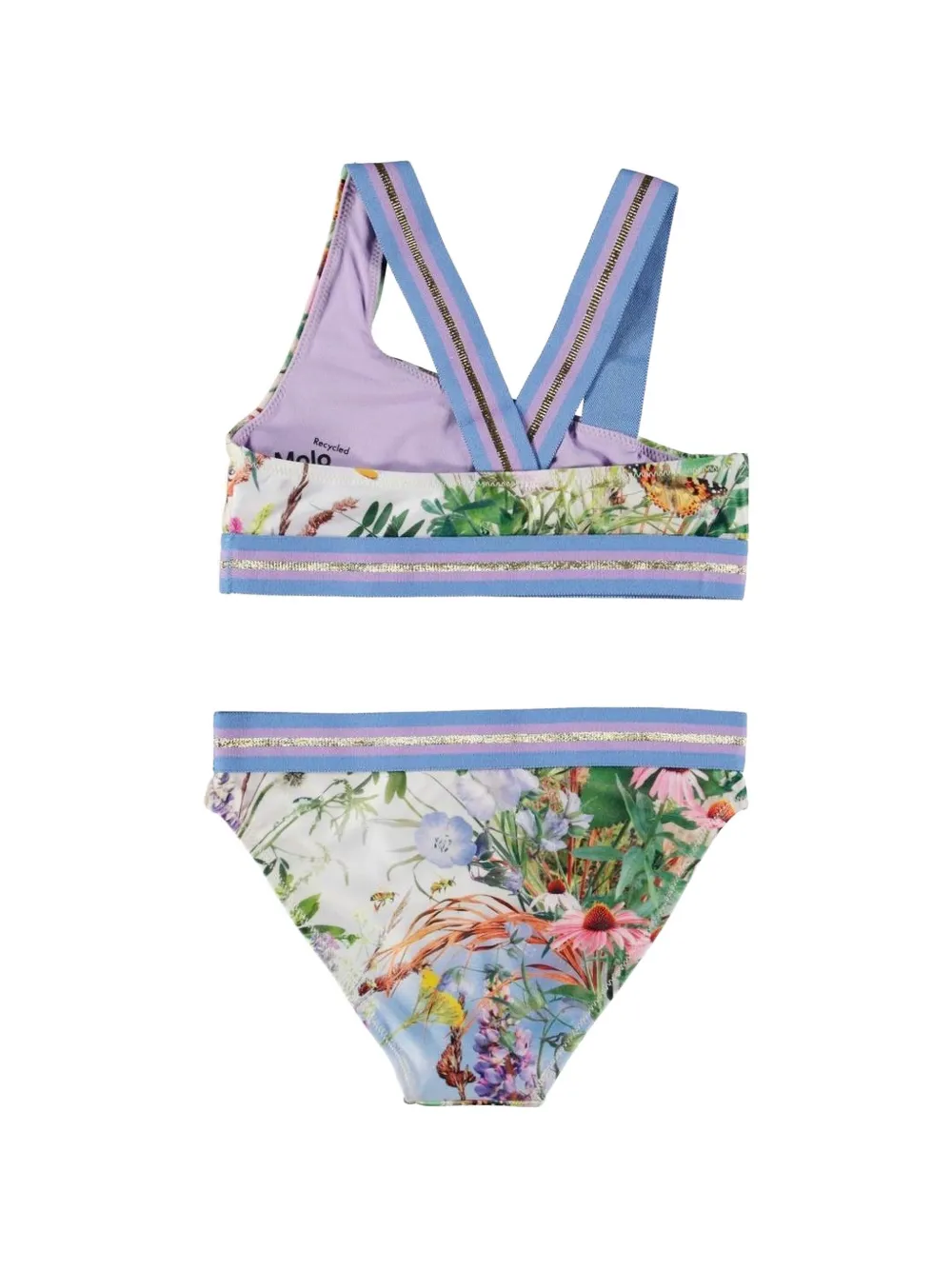 Molo Nicola asymmetrische bikini met bloemenprint Groen