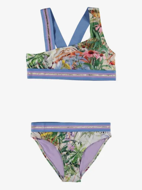 Molo Nicola floral-print asymmetric bikini