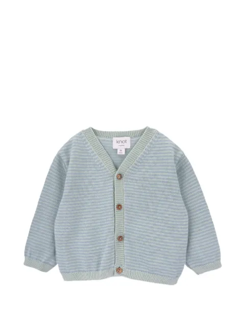 Knot Archie stripe-knit cardigan