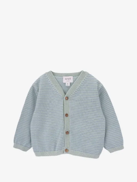 Knot Archie stripe-knit cardigan